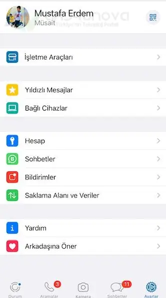 WhatsApp cevrimici gorunuyorum