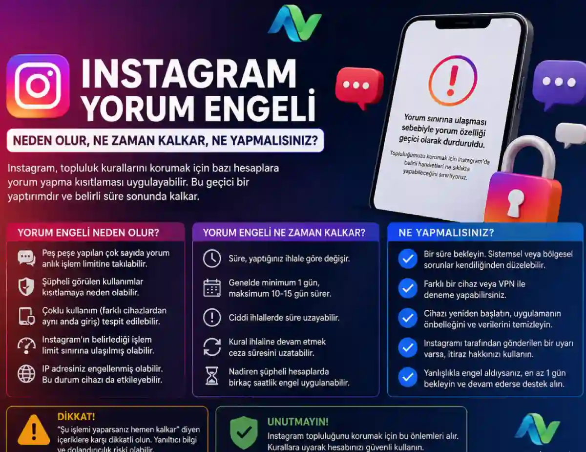 Instagram Yorum Engeli Ne Zaman Kalkar? Instagram yorum engeli ne zaman kaldırılır