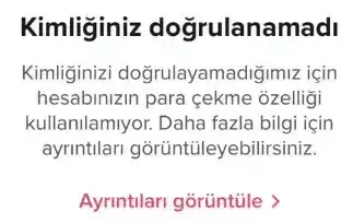 TikTok Kimliğiniz Doğrulanamadı Hatası TikTok Kimliğiniz Doğrulanamadı Hatası