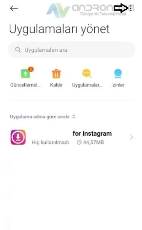 Xiaomi linki uygulamada acma 3