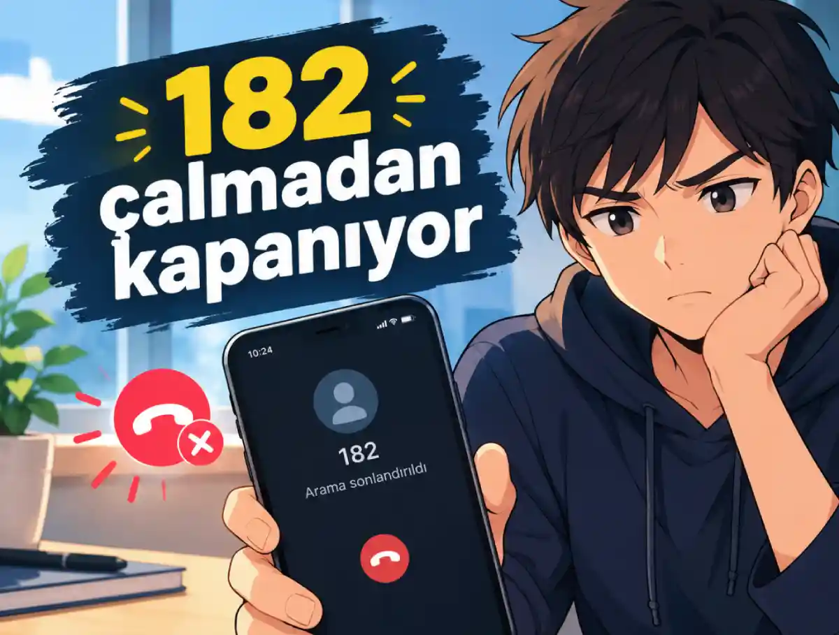 182 Çalmadan Kapanıyor: 182'ye Neden Ulaşamıyorum? 182 neden çalmıyor
