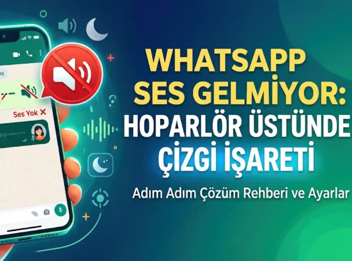 WhatsApp hoparlörde çizgi işareti